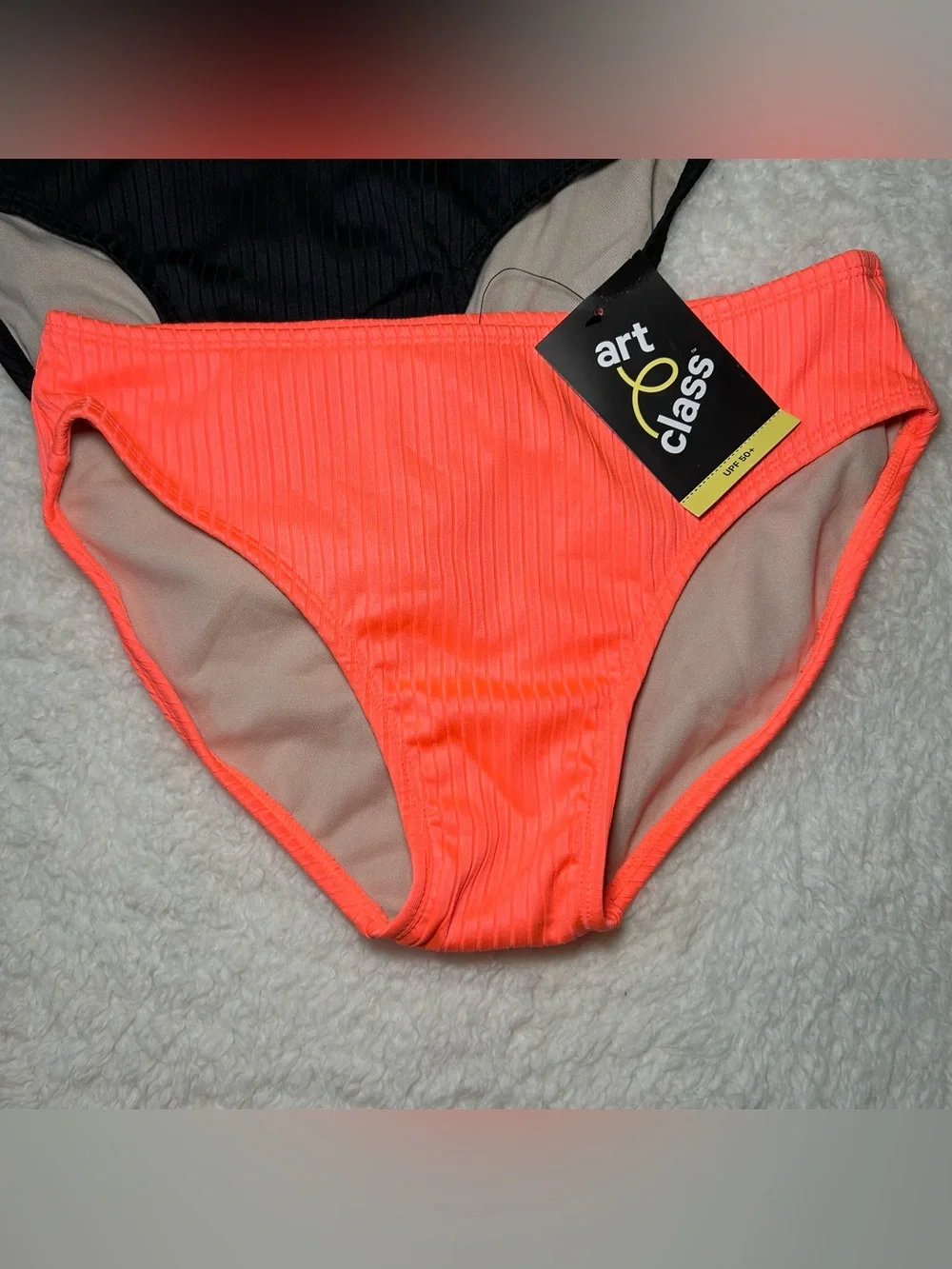 Art Class Girls Ribbed Bikini Bottoms XL 2 Pack NEW